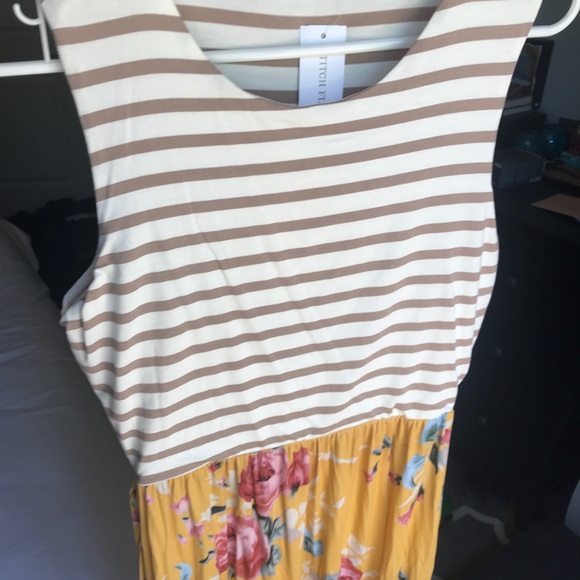 Lux Co Brooke 2fer Knit Maxi Dress 
